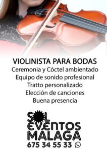 Violinista para Bodas Málaga